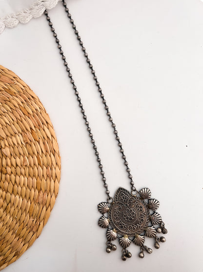 YAMUNA - Brass Long Neckpiece