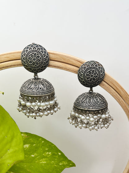 Yashvi - Mandala Stud Jhumkas