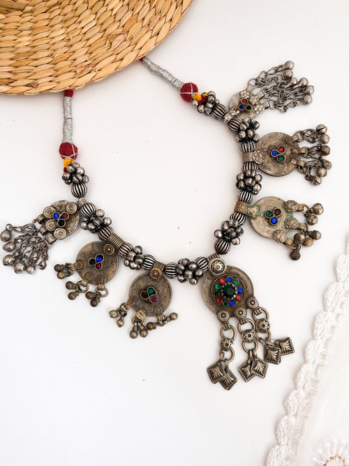 YASMEEN - Afghani Tribal Neckpiece