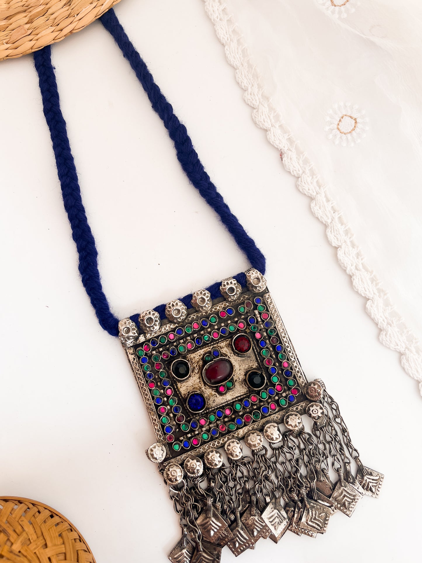 ZAINAB- Afghani Tribal Statement Locket Neckpiece