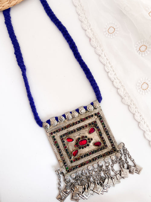 ZOYA- Afghani Tribal Statement Locket Neckpiece